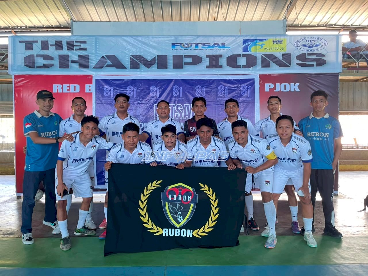 Semangat Kemerdekaan, Rutan Ambon Sabet Gelar Juara Turnamen Futsal 