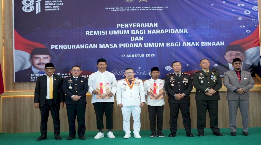 Sebanyak 230 Warga Binaan Lapas Luwuk Terima Remisi Hari Kemerdekaan