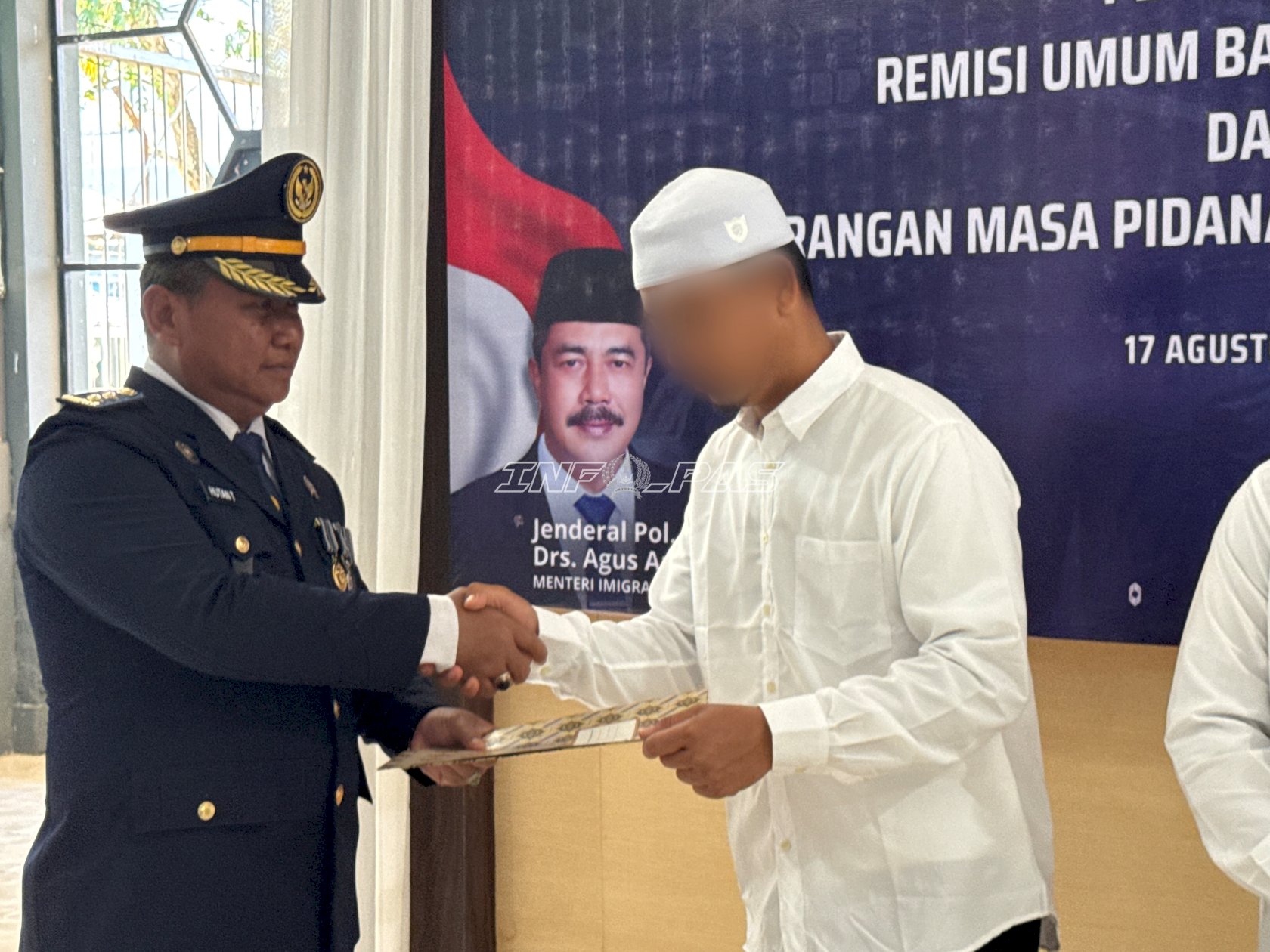 934 Warga Binaan Lapas Narkotika Karang Intan Terima Remisi Umum HUT Ke-81 RI