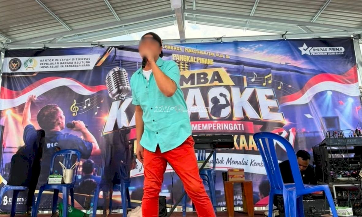 Final Karaoke Tutup Rangkaian Porsenap HUT Ke-81 RI di Lapas Pangkalpinang