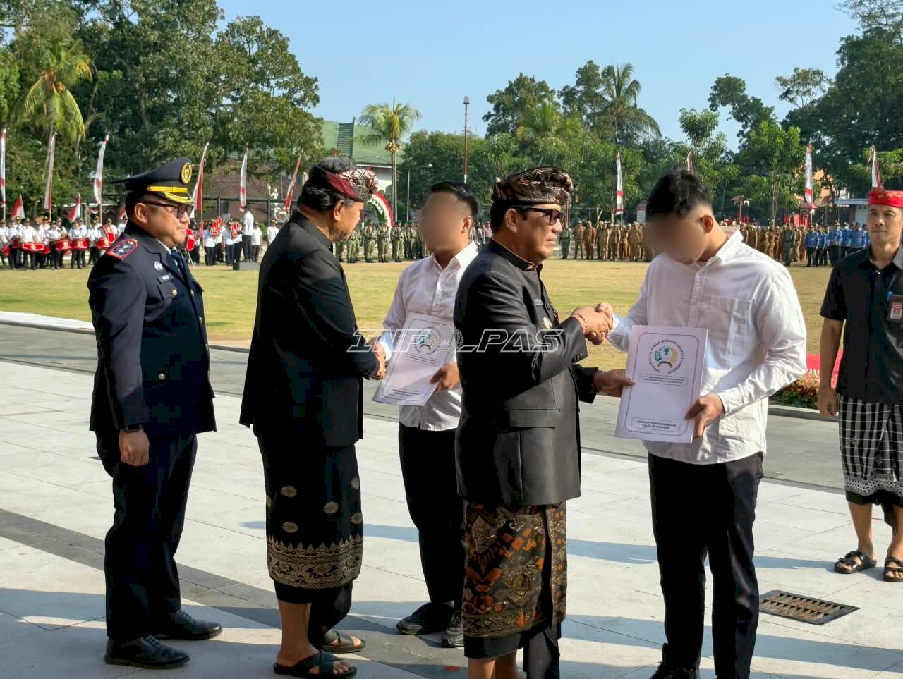 Remisi Kemerdekaan Antar Enam Warga Binaan Lapas Tabanan Kembali ke Keluarga