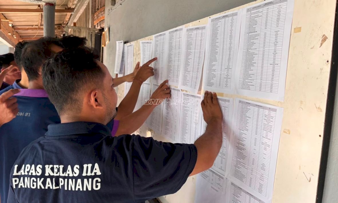 Junjung Transparansi, Lapas Pangkalpinang Umumkan Remisi HUT Ke-81 RI Secara Terbuka