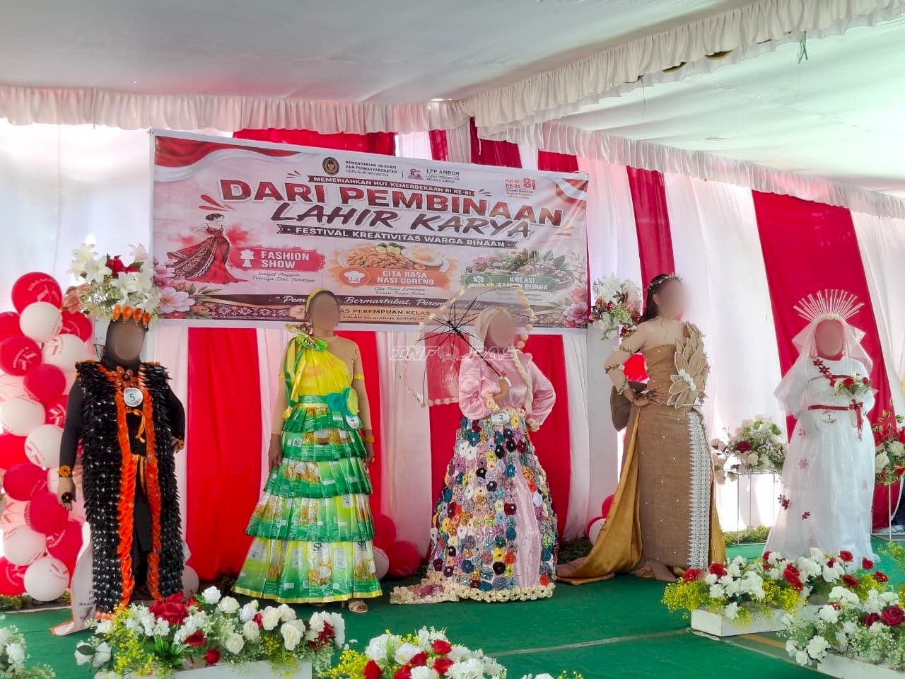 Festival Kreativitas Lapas Perempuan Ambon Jadi Ruang Warga Binaan Berkarya