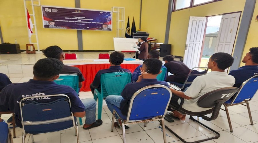 Warga Binaan Lapas Tual Semangat Serap Ilmu bersama SKB Kabupaten Maluku Tenggara