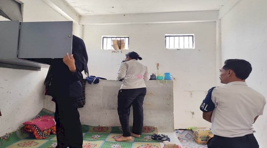 Jaga Stabilitas Kamtib, Lapas Piru Gelar Penggeledahan Rutin