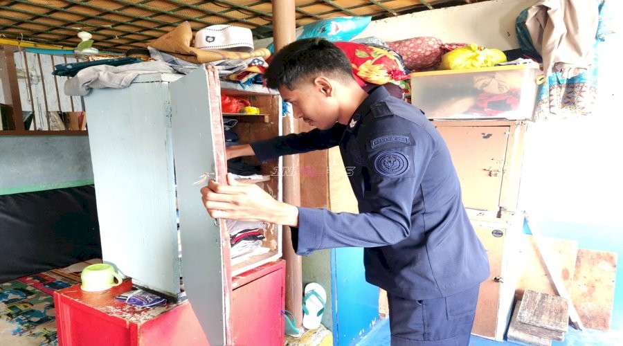 Upaya Deteksi Dini, Lapas Tual Gelar Penggeledahan Kamar Hunian Warga Binaan