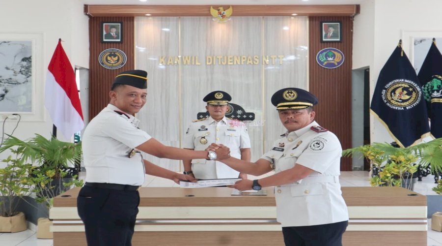 Kakanwil Ditjenpas NTT Lantik 17 Pejabat, Dorong Penguatan Kinerja dan Implementasi 15 Program Aksi Kemenimipas