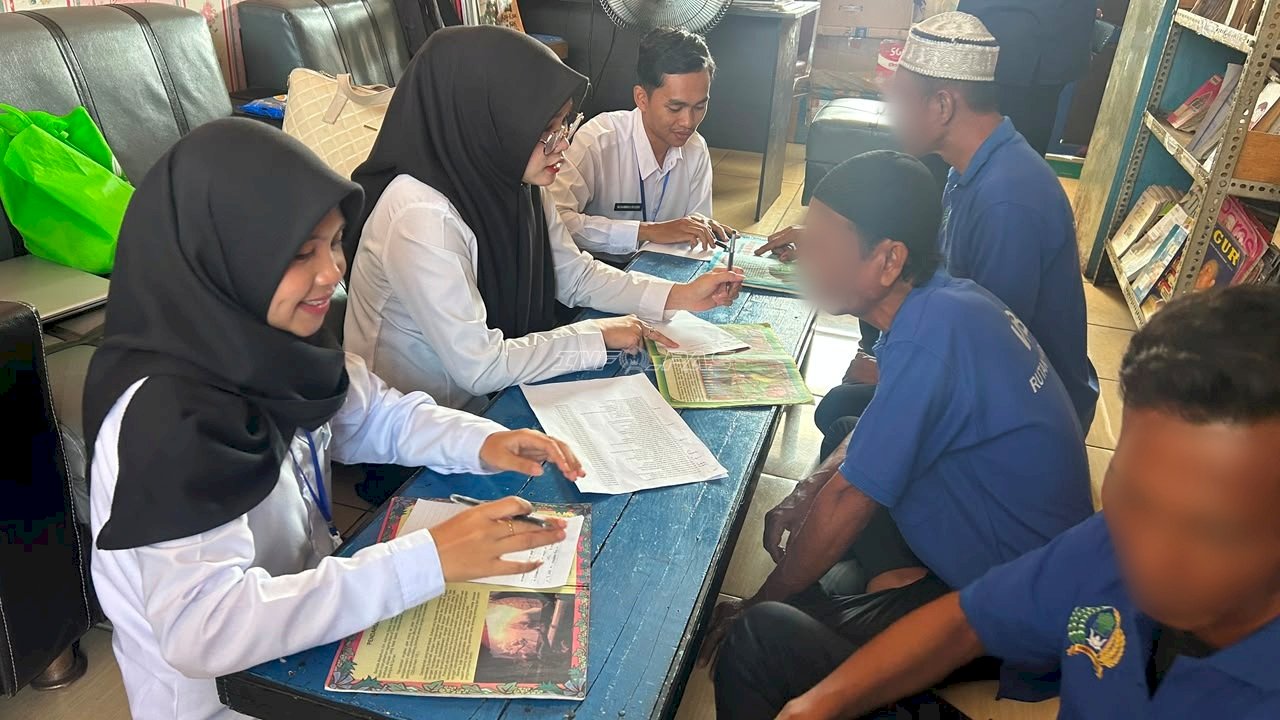 Dorong Warga Binaan Melek Aksara, Rutan Marabahan Gelar Pendataan dan Tes Kemampuan Membaca