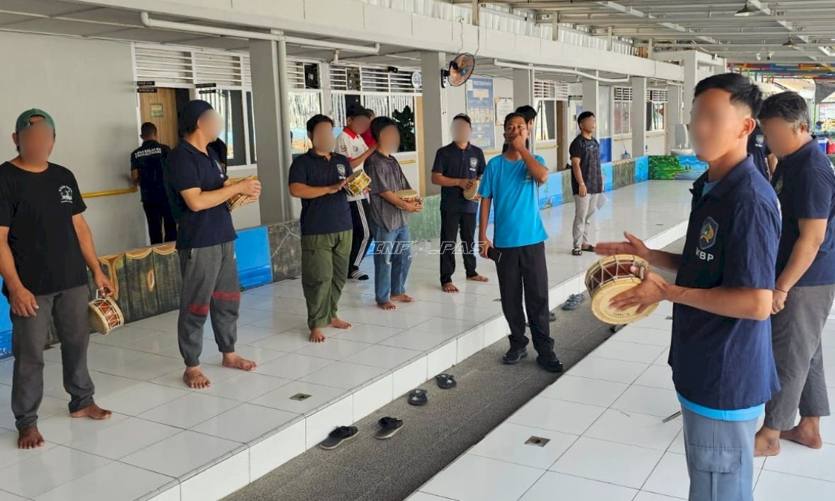 Lewat Marawis, Lapas Pangkalpinang Tanamkan Nilai Religius Warga Binaan