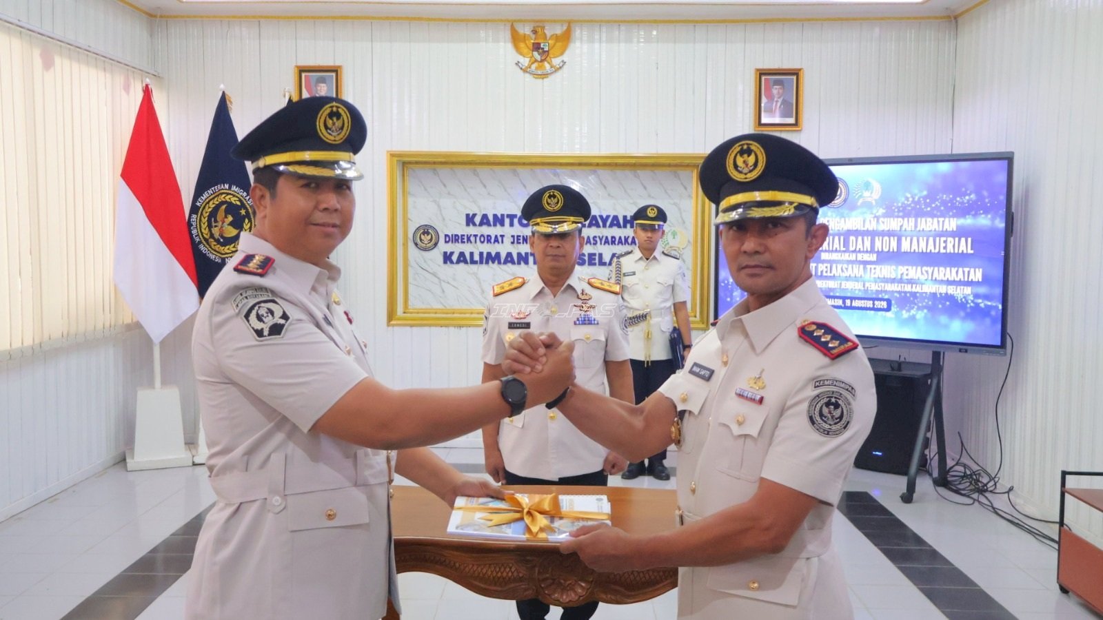 Estafet Kepemimpinan Bergulir, Imam Sapto Riadi Pimpin Lapas Kotabaru