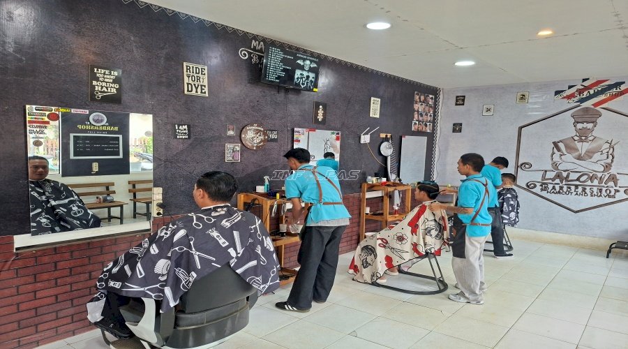 Lalona Barbershop, Dari Keterampilan Warga Binaan Jadi Layanan Profesional
