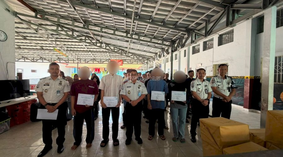 Anak Binaan LPKA Pangkalpinang Raih Piagam Penghargaan Bengkel Sastra Pelatihan Penulisan Puisi 