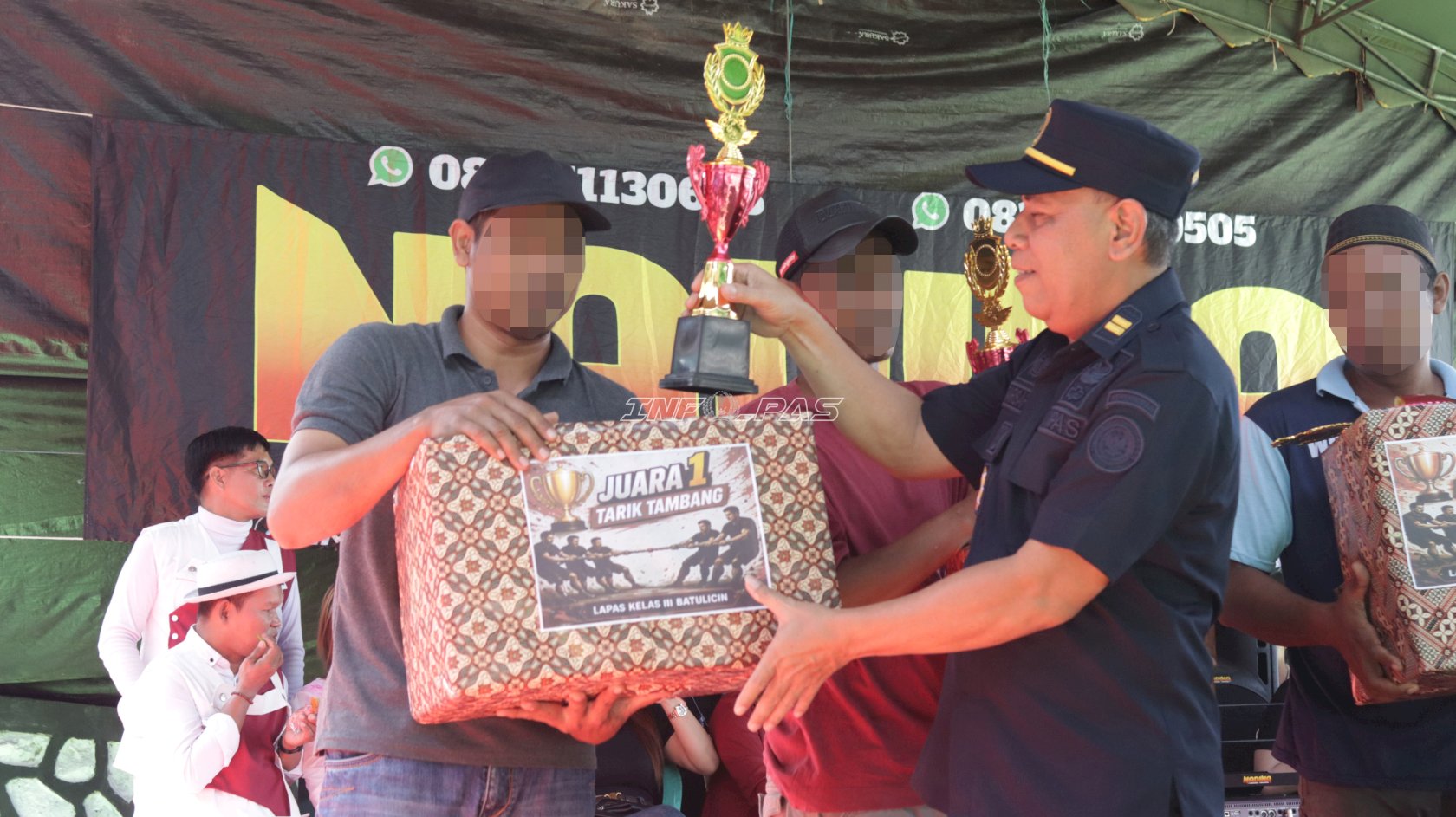 Raih Juara Lomba HUT RI, Warga Binaan Lapas Batulicin Terima Penghargaan