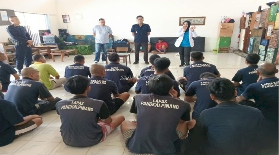 Lapas Pangkalpinang Peduli Kesehatan Mata Warga Binaan lewat Skrining Katarak