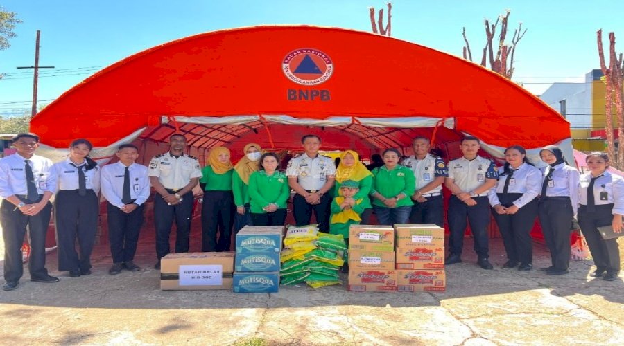 Rutan SoE Kirim Bantuan untuk Masyarakat Terdampak Bencana Flores