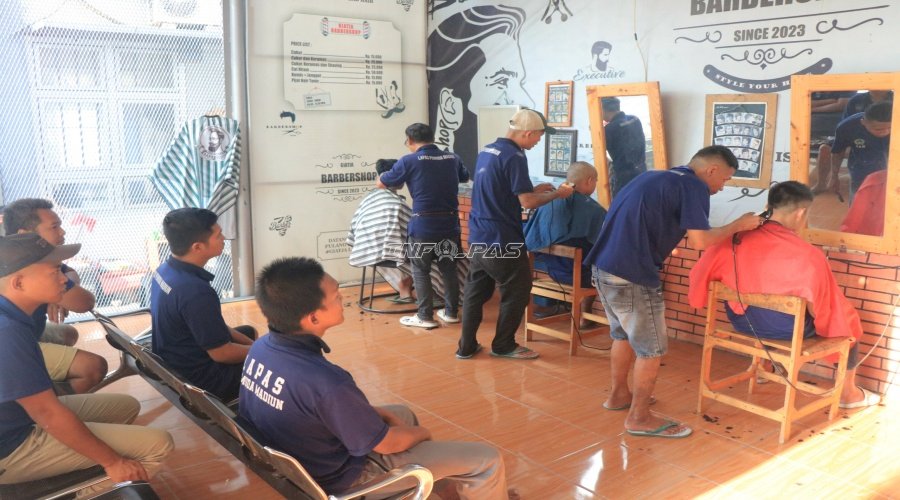 Dari Gunting Jadi Harapan, Lasdaun Barbershop Buka Jalan Kemandirian Warga Binaan
