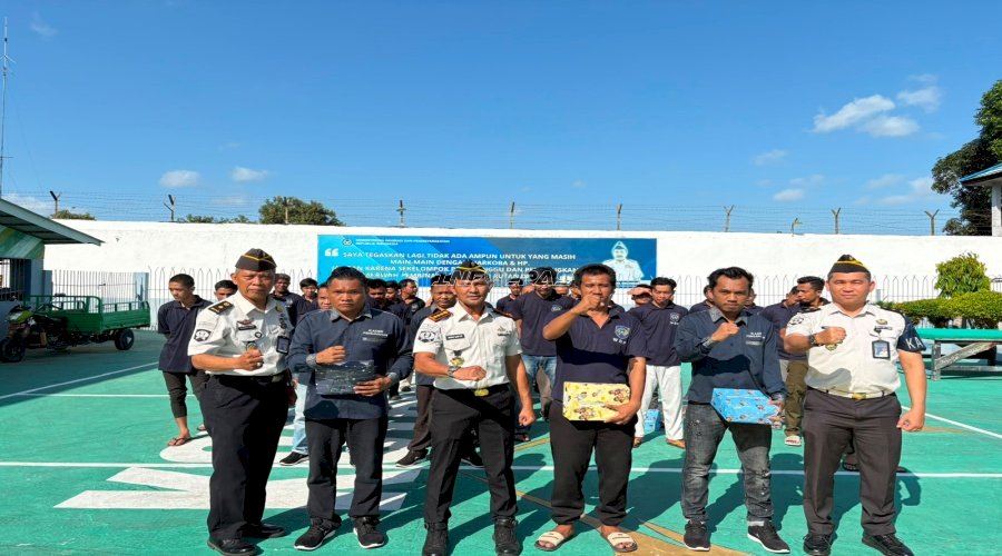 Kalapas Kotabaru Ajak Warga Binaan Ikut Jaga Kebersihan dan Kamtib
