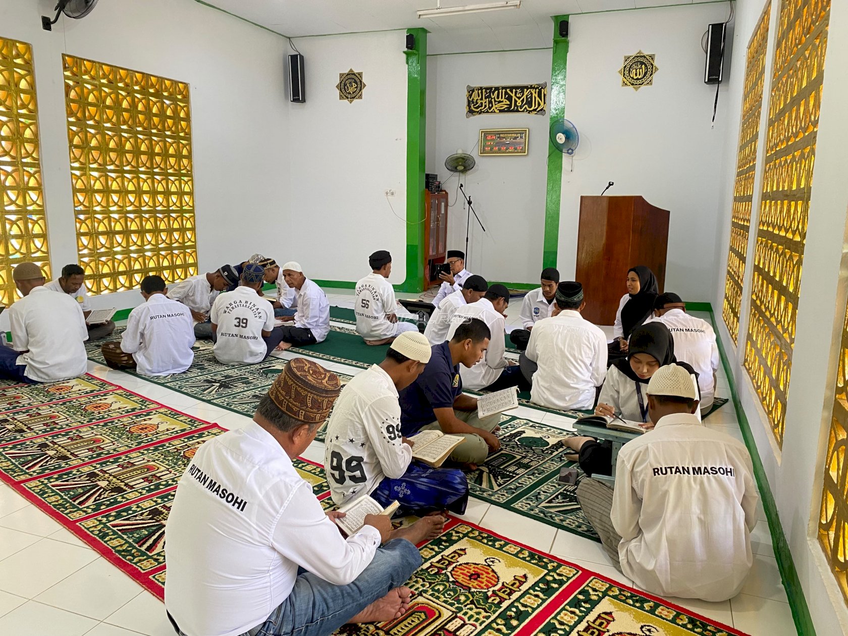 Tausiah dan Tadarus, Rutan Masohi Perkuat Pembinaan Kepribadian Warga Binaan