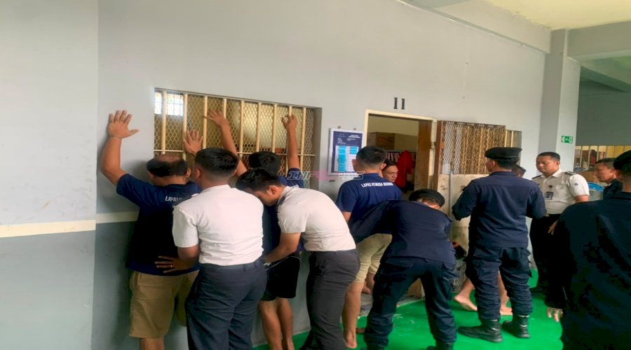 Razia Insidentil Blok Hunian, Lapas Pemuda Madiun Perkuat Komitmen Zero Halinar