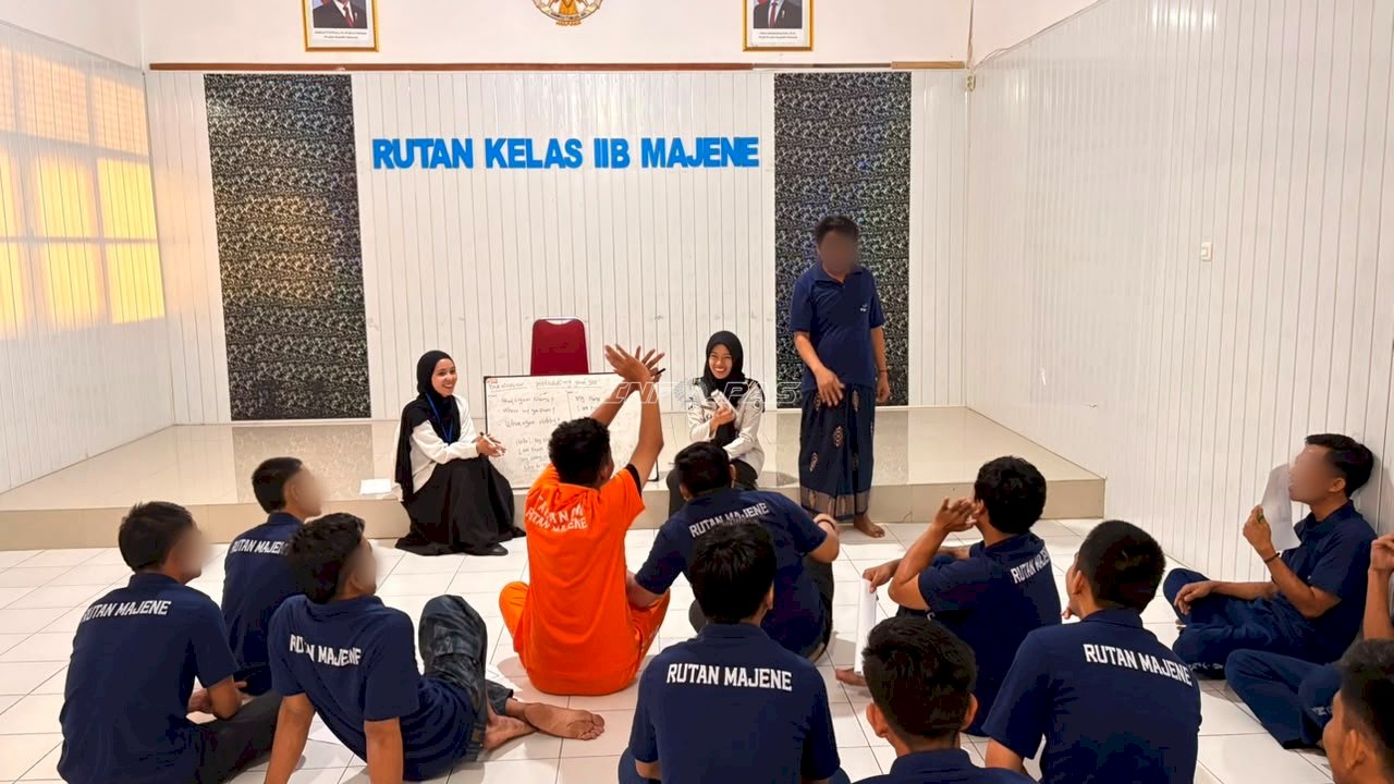 Asah Kemampuan dan Kepercayaan Diri, Rutan Majene Bekali Warga Binaan dengan Kelas Bahasa Inggris