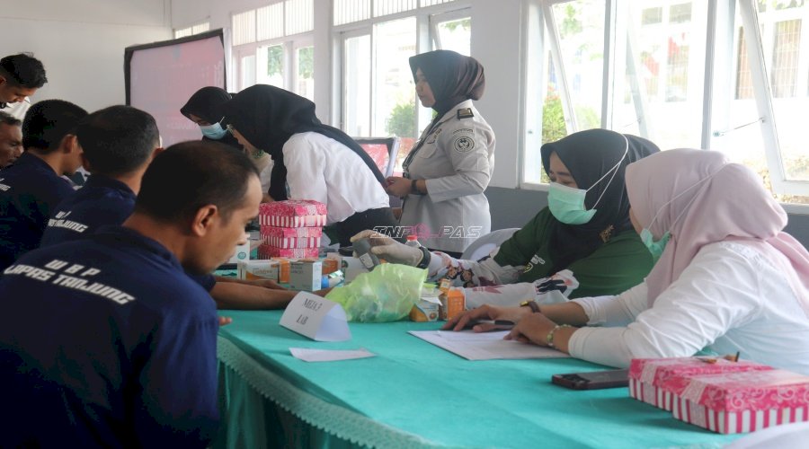 Lapas Tanjung Perkuat Layanan Kesehatan melalui CKG dan Skrining Tuberkulosis