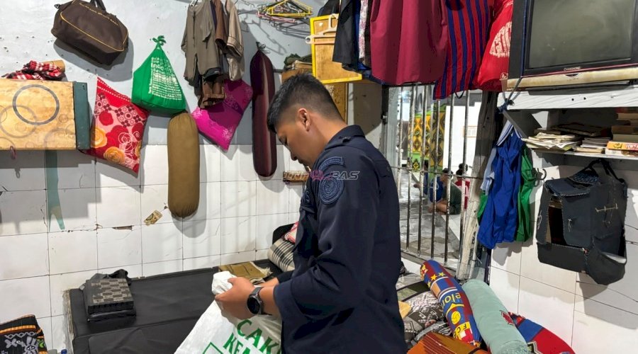 Rutan Rantau Perkuat Keamanan melalui Razia Rutin Kamar Hunian