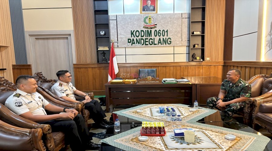 Rutan Pandeglang Perkuat Sinergi dengan Kodim 0601/Pandeglang