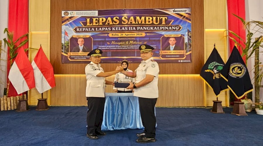 Tinggalkan Pulau Timah, Sugeng Indrawan Bawa Inovasi Lapas Pangkalpinang menuju Pulau Kemandirian