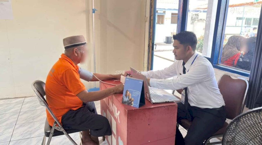 Deteksi Dini Kondisi Kesehatan, Rutan Marabahan Gelar Pemeriksaan Gratis bagi Warga Binaan