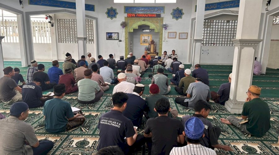  Entaskan Buta Al-Qur’an, Lapas Pangkalpinang Buka Kelas Iqra bagi Warga Binaan