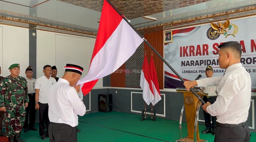 Ikrar Setia NKRI, Bukti Perjalanan Pembinaan Napiter Lapas Brebes
