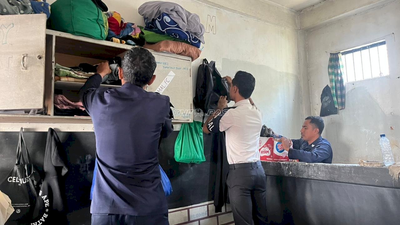 Deteksi Dini Gangguan Kamtib, Lapas Piru Intensifkan Penggeledahan
