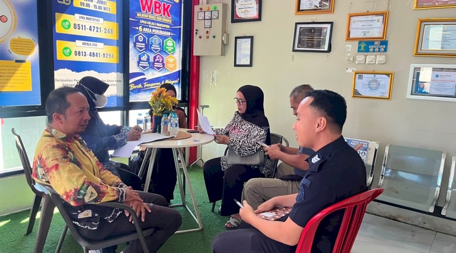 LPKA Martapura Fasilitasi Anak Binaan Lanjutkan Pendidikan Formal secara Daring bersama SMK PGRI Martapura