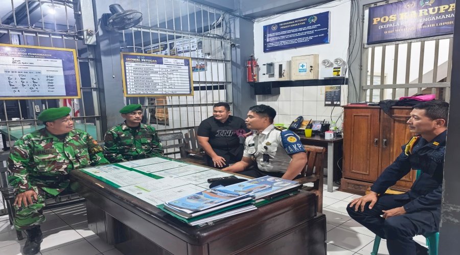 Antisipasi Perkembangan Situasi, Lapas Brebes Perkuat Sinergi Pengamanan bersama Polres, Kodim dan Subdenpom Brebes