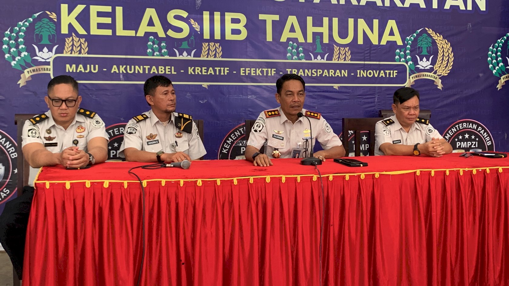 Perkuat Tusi dan Kebersamaan, Kalapas Tahuna Gelar Tatap Muka Perdana
