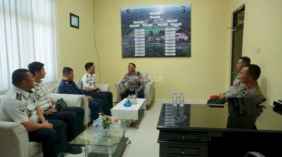 Perkuat Sinergi Keamanan, Kalapas Tanjungpandan Audiensi ke Batalyon Pelopor B Polda Babel