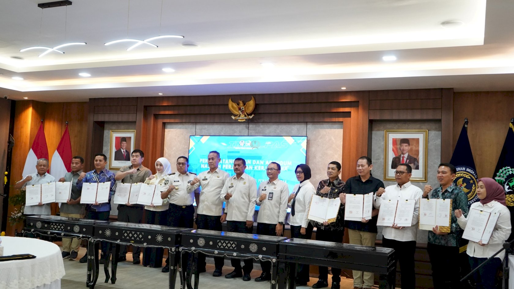 Ditjenpas dan 11 Mitra Perkuat Sinergi Pembinaan melalui Penandatanganan dan Adendum Naskah PKS