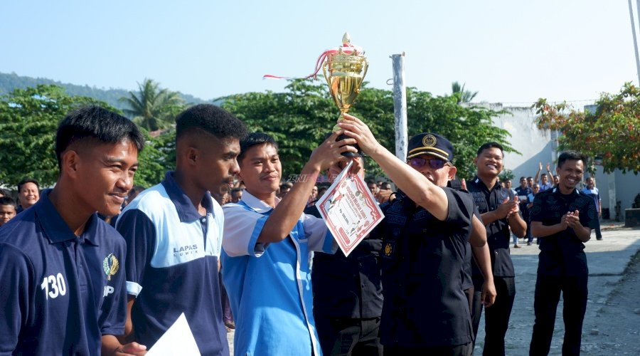 Semarak HUT Ke-81 RI di Lapas Luwuk Ditutup dengan Pembagian Hadiah Lomba