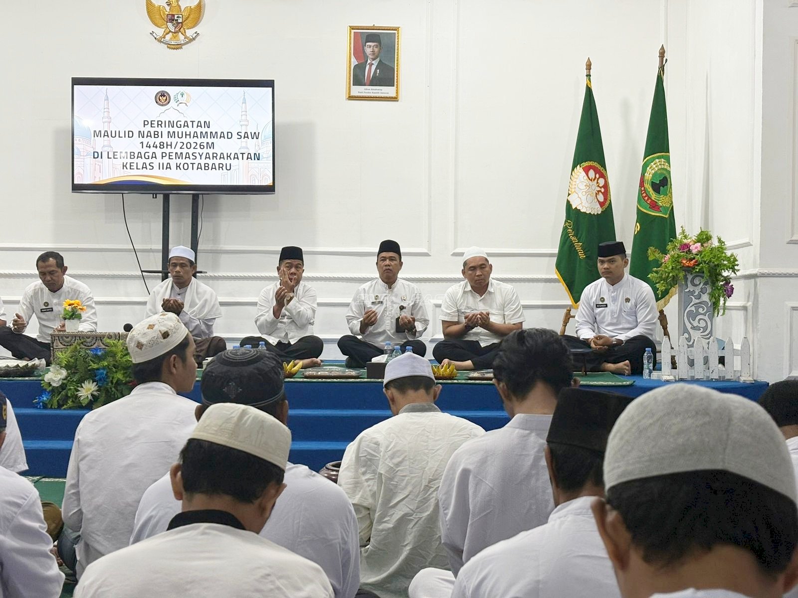 Perkuat Keimanan dan Teladani Akhlak Rasulullah, Lapas Kotabaru Peringati Maulid Nabi
