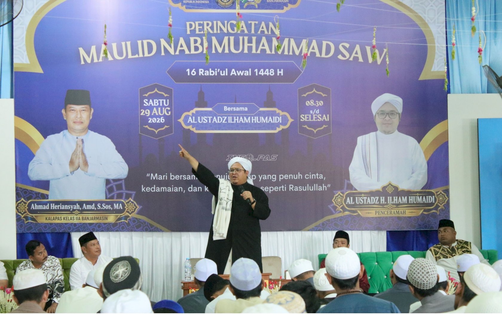 Maulid Nabi di Lapas Banjarmasin, Ratuan Warga Binaan Diajak Menatap Masa Depan