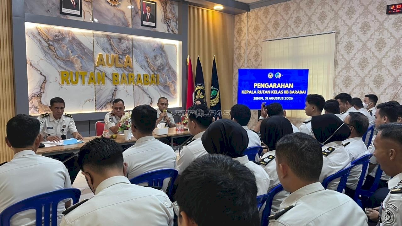 Perkuat Pengamanan, Rutan Barabai Tekankan Kewaspadaan Jajaran Rupam