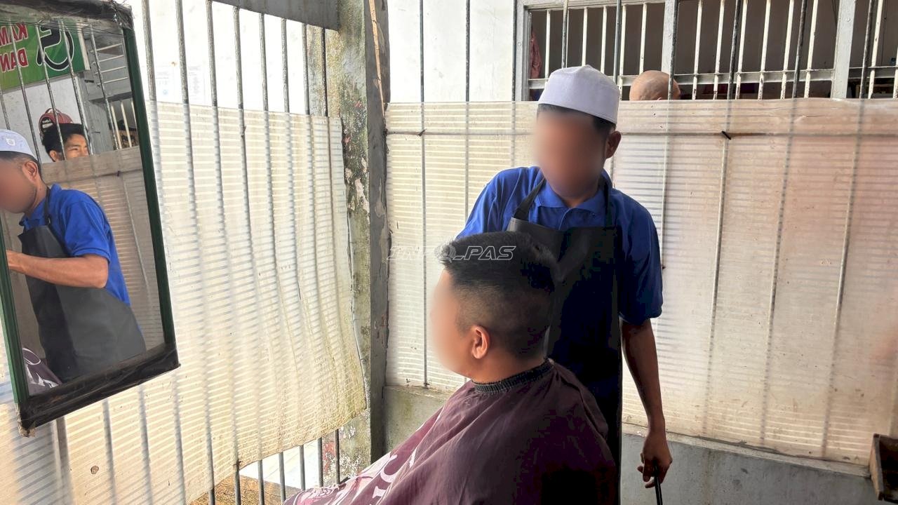 Barbershop Mini Jadi Wadah Pembinaan Kemandirian Warga Binaan Rutan Rantau