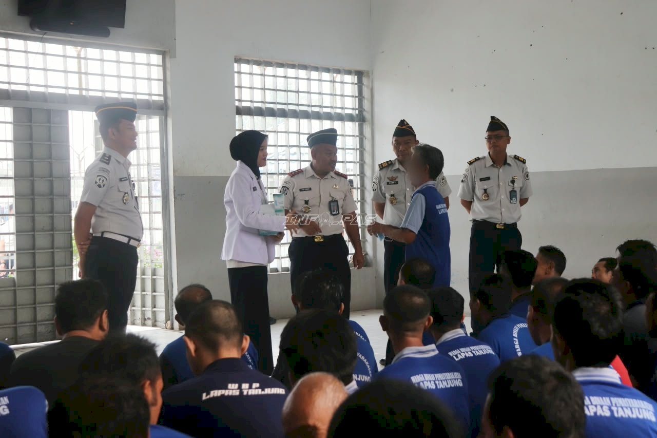 Hadapi Kabut Asap, Lapas Tanjung Tingkatkan Pemantauan Kesehatan Warga Binaan