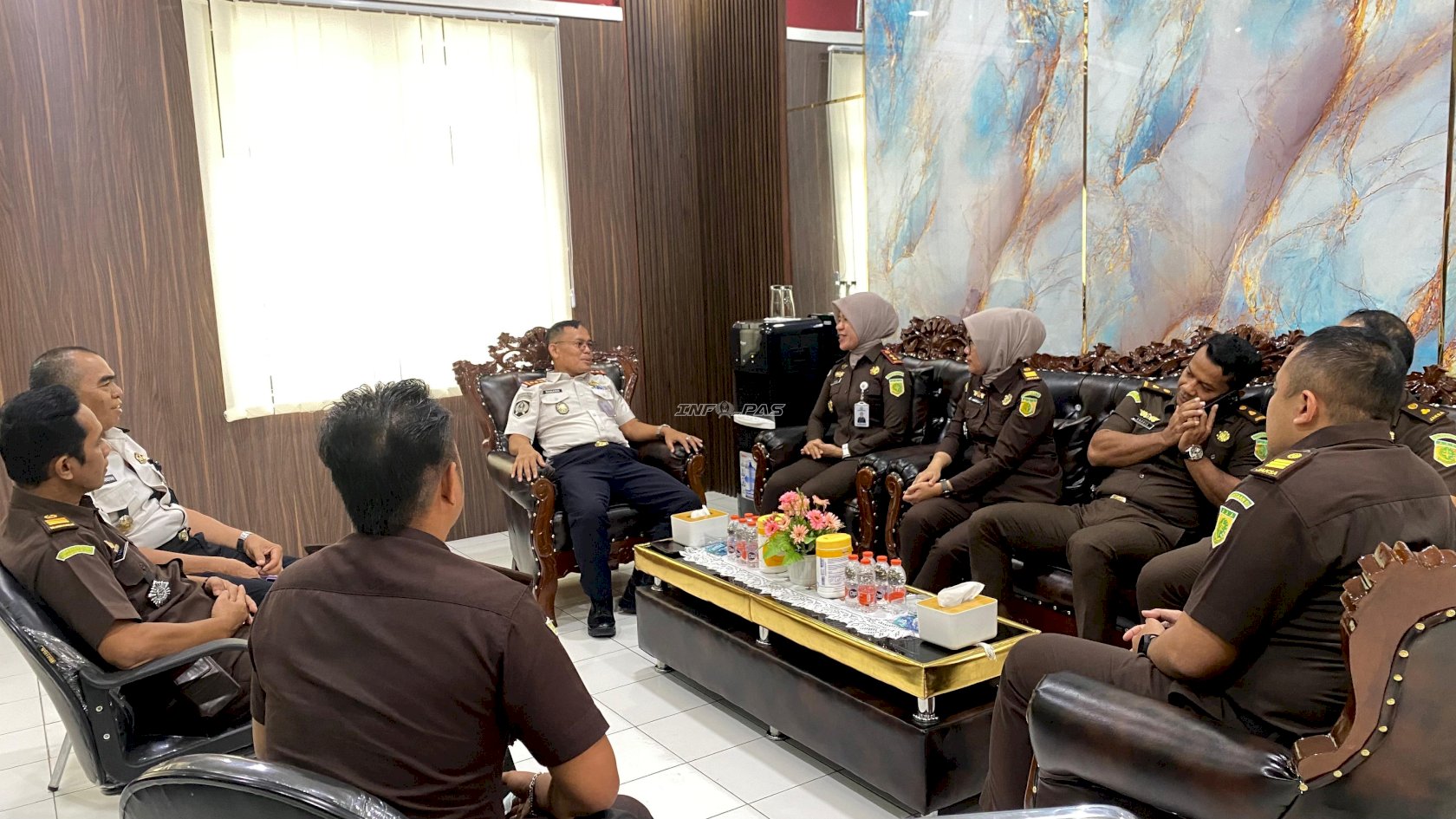 Perkuat Koordinasi, Rutan Barabai Sambut Kunjungan Kajari HST