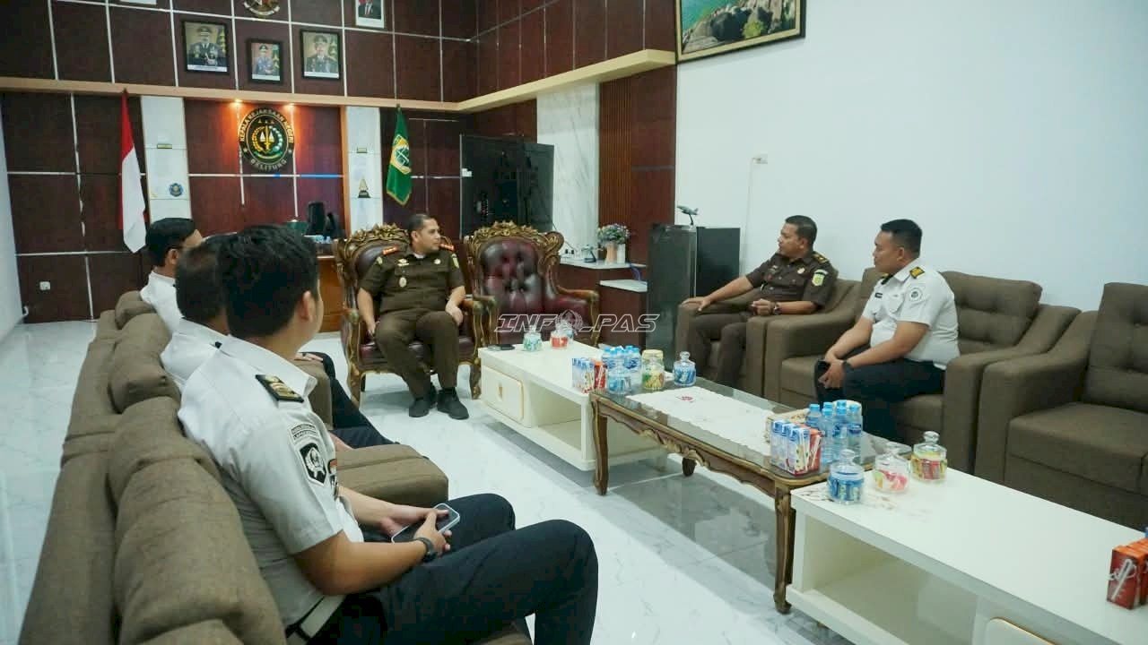 Perkuat Sinergi, Kalapas Tanjungpandan Audiensi dengan Kajari dan Kapolres Belitung