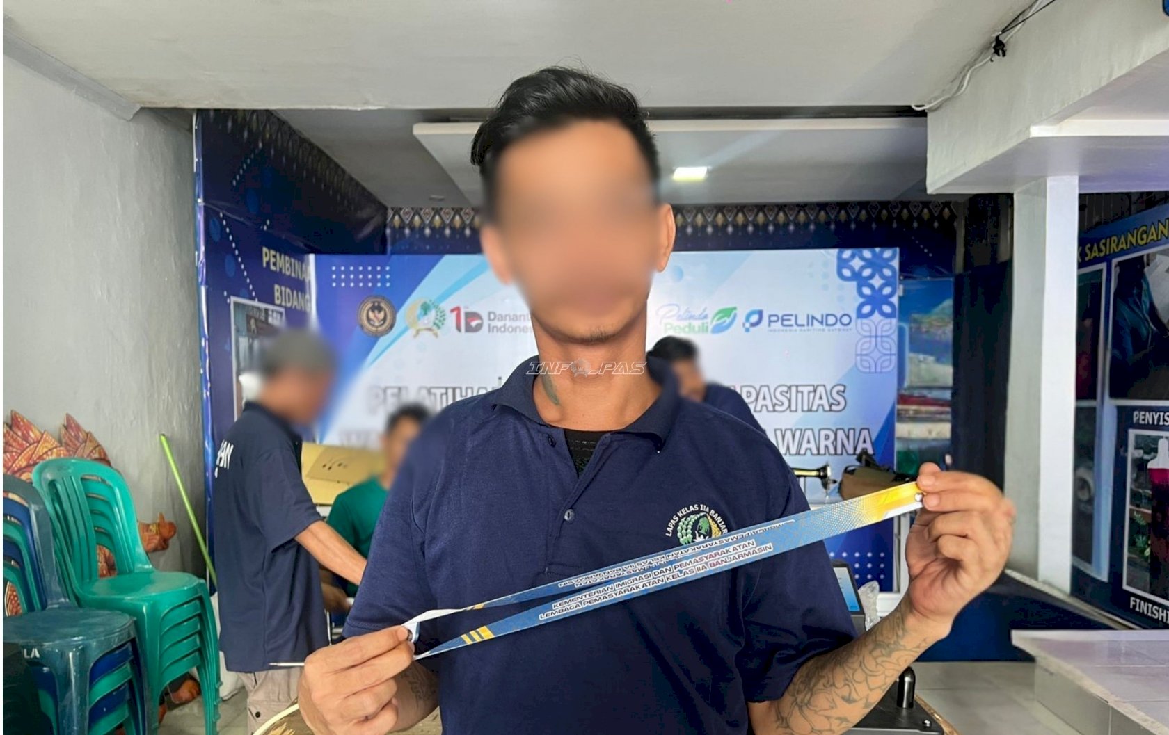 Warga Binaan Lapas Banjarmasin Kembangkan Keterampilan Membuat Lanyard