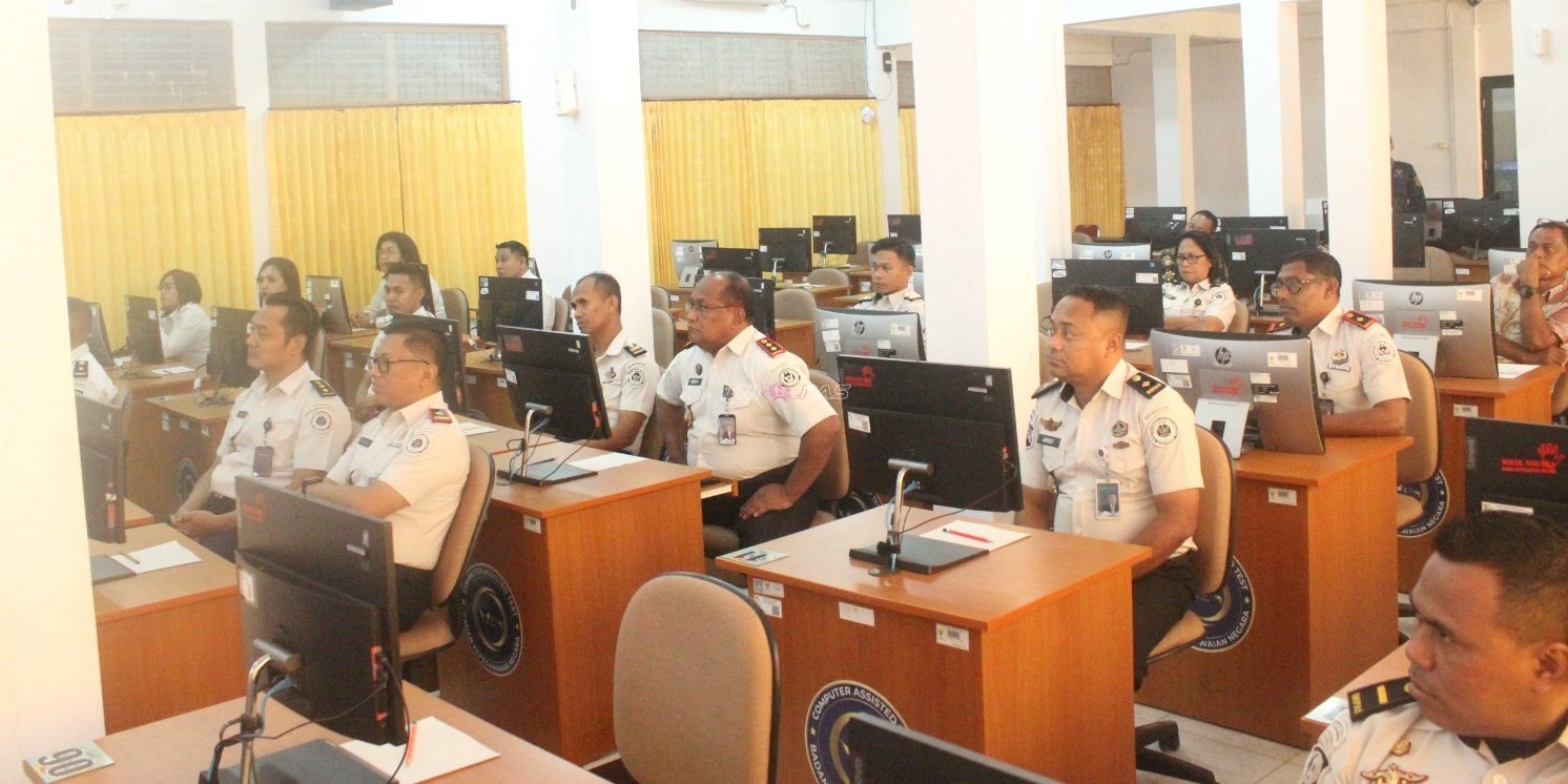 Dukung Manajemen Talenta, Empat Petugas Lapas Tual Ikuti Uji Kompetensi ProASN 