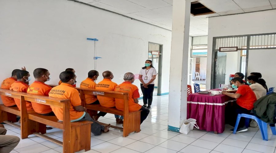 Deteksi Dini Penyakit, Lapas Atambua Gandeng Puskesmas Selatan Periksa Kesehatan Tahanan Baru