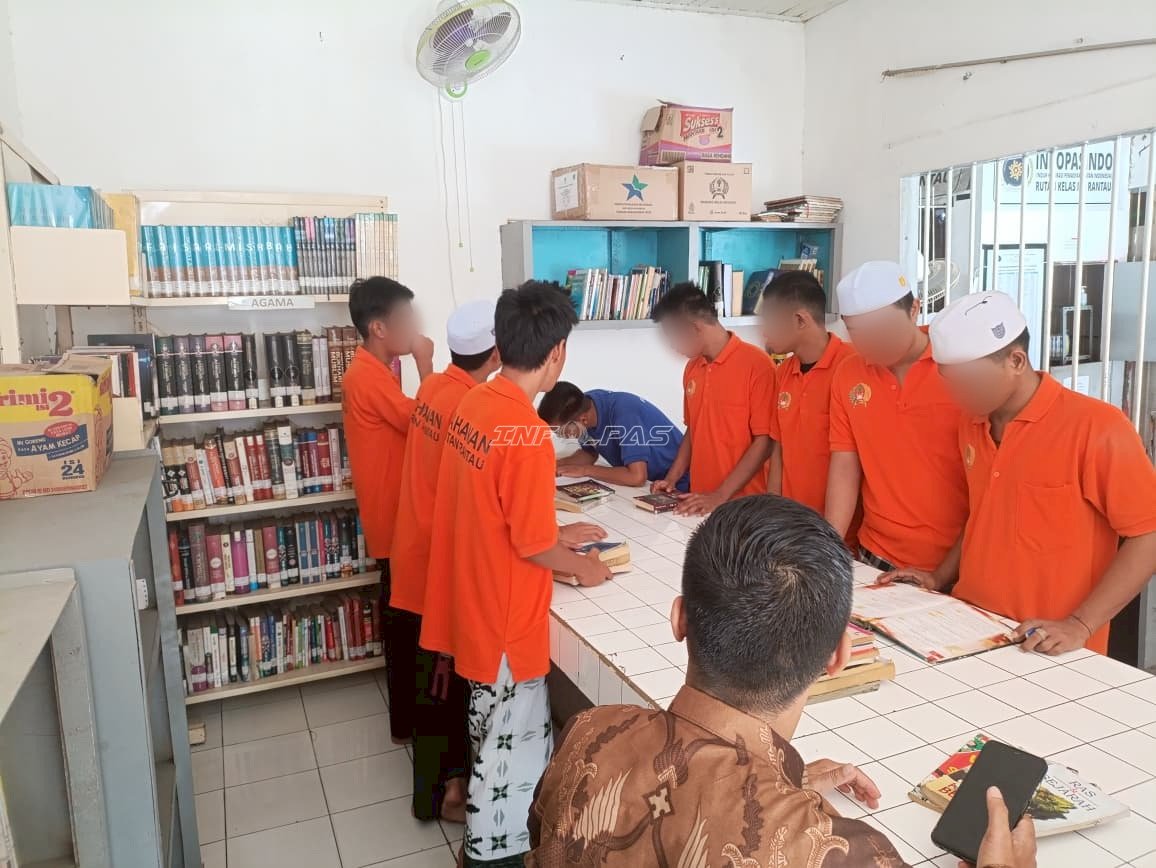 Satu Buku, Sejuta Wawasan, Warga Binaan Rutan Rantau Tumbuhkan Semangat Literasi