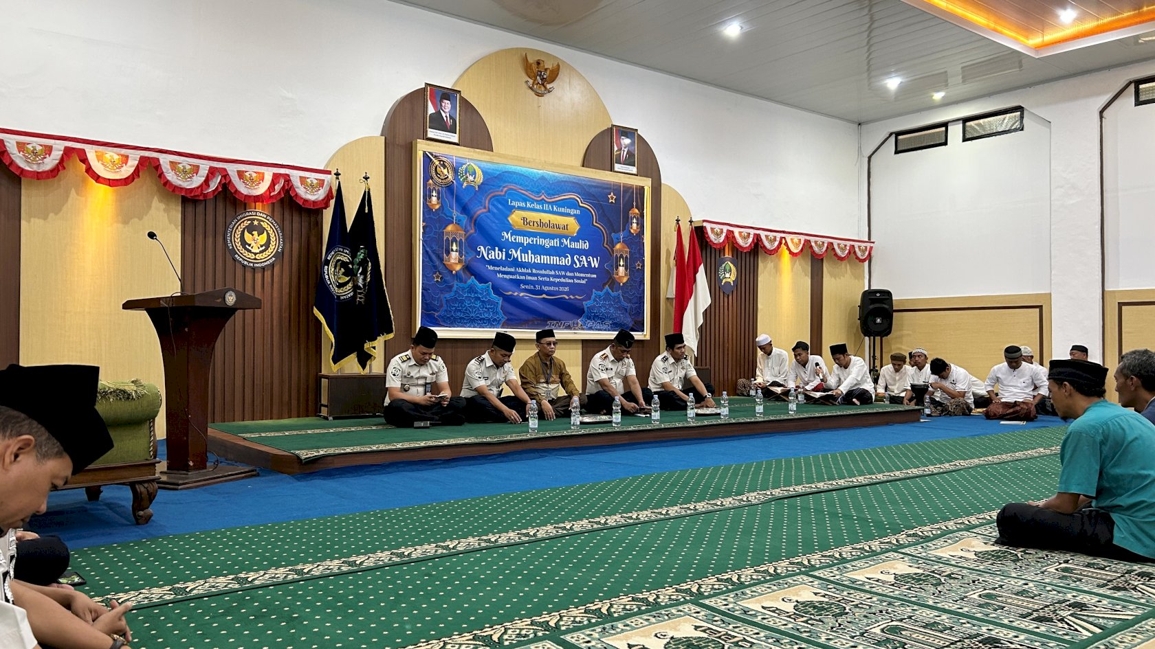 Peringati Maulid Nabi, Lapas Kuningan Ajak Warga Binaan Teladani Akhlak Rasulullah